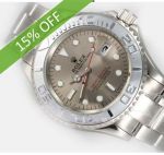 Rolex Yacht Master Grey Face Stainless Steel Replica watch